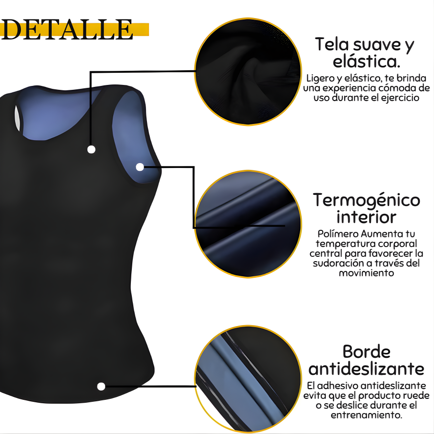 Smelt Sauna: Camiseta Moldeadora para Sudor y Definición