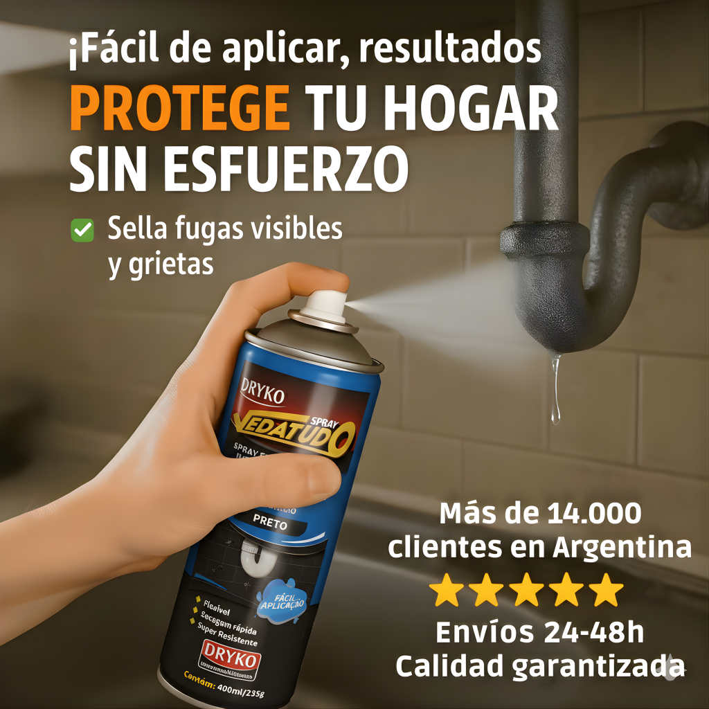 Dryko Vedatudo Spray - Adiós a las fugas en segundos