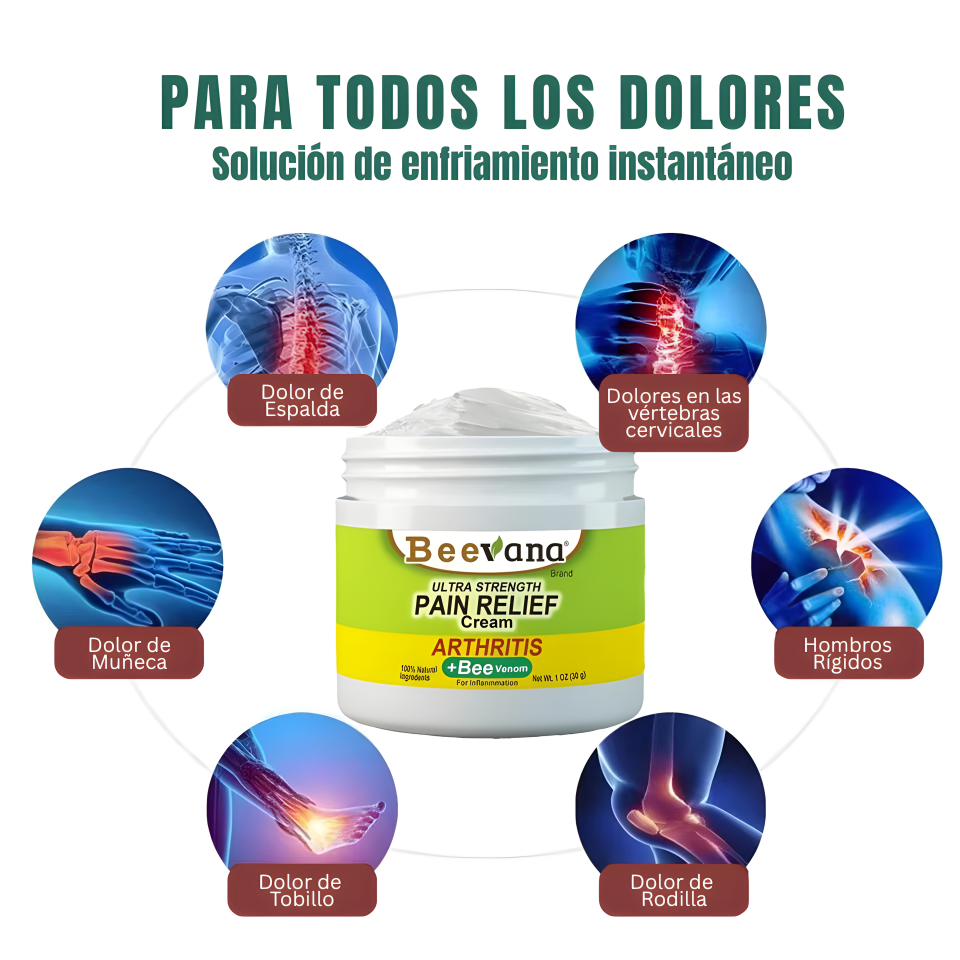 Crema de alivio rápido ultrafuerte: alivio para articulaciones y músculos