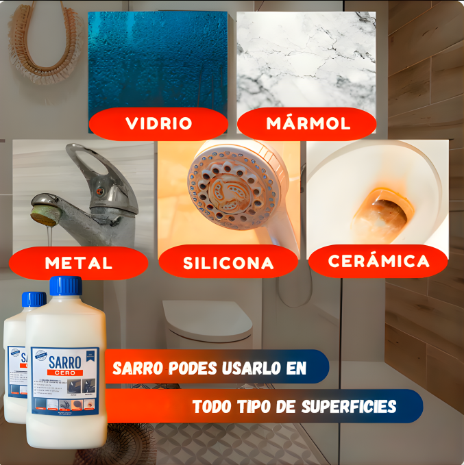 Kit Cero Sarro x 500 ml - 2x1 🔥OFERTA| Elimina manchas imposibles en minutos