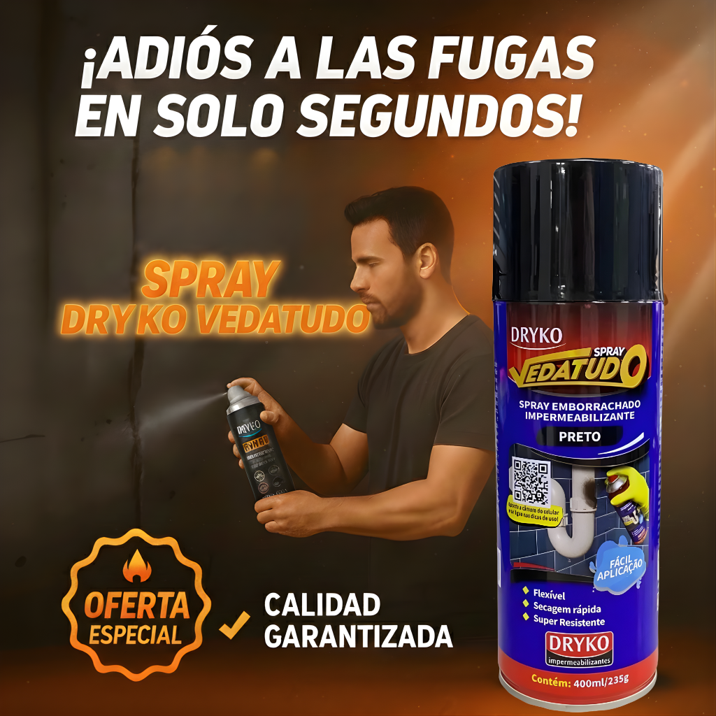 Dryko Vedatudo Spray - Adiós a las fugas en segundos