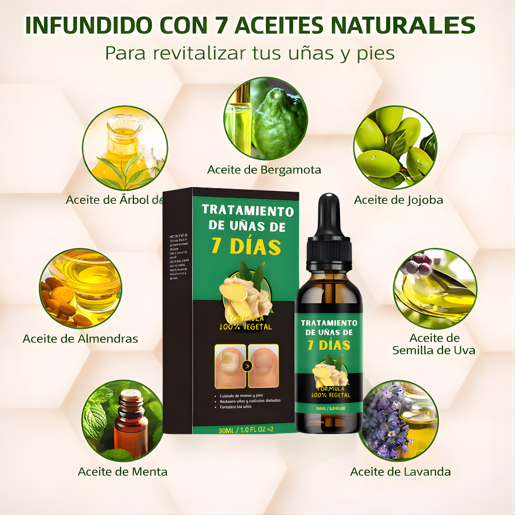 Tratamiento para hongos en las uñas: uñas más sanas, limpias y fuertes desde la raíz.