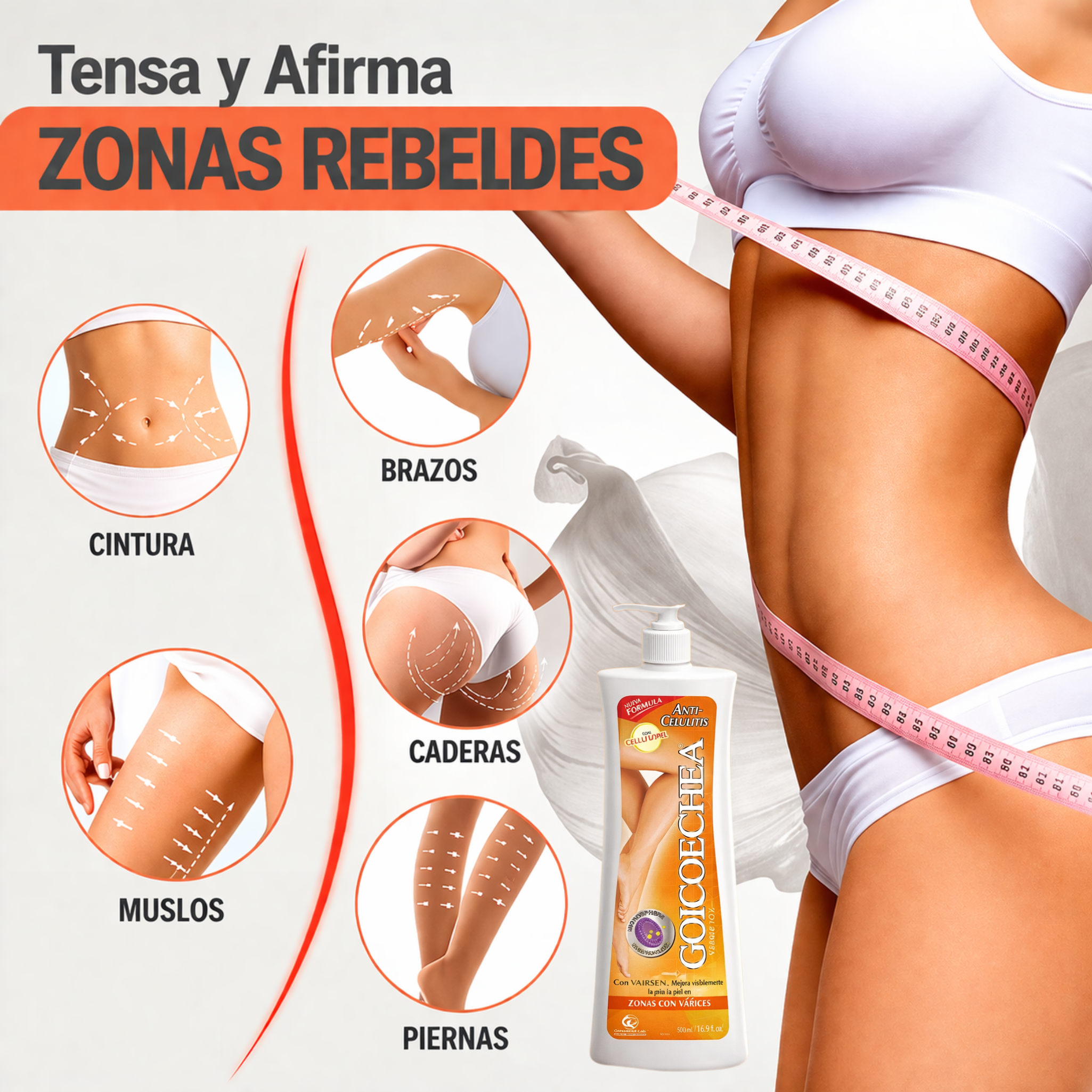 GOICOECHEA Anticelulitis - Piel más lisa y firme que realmente se ve