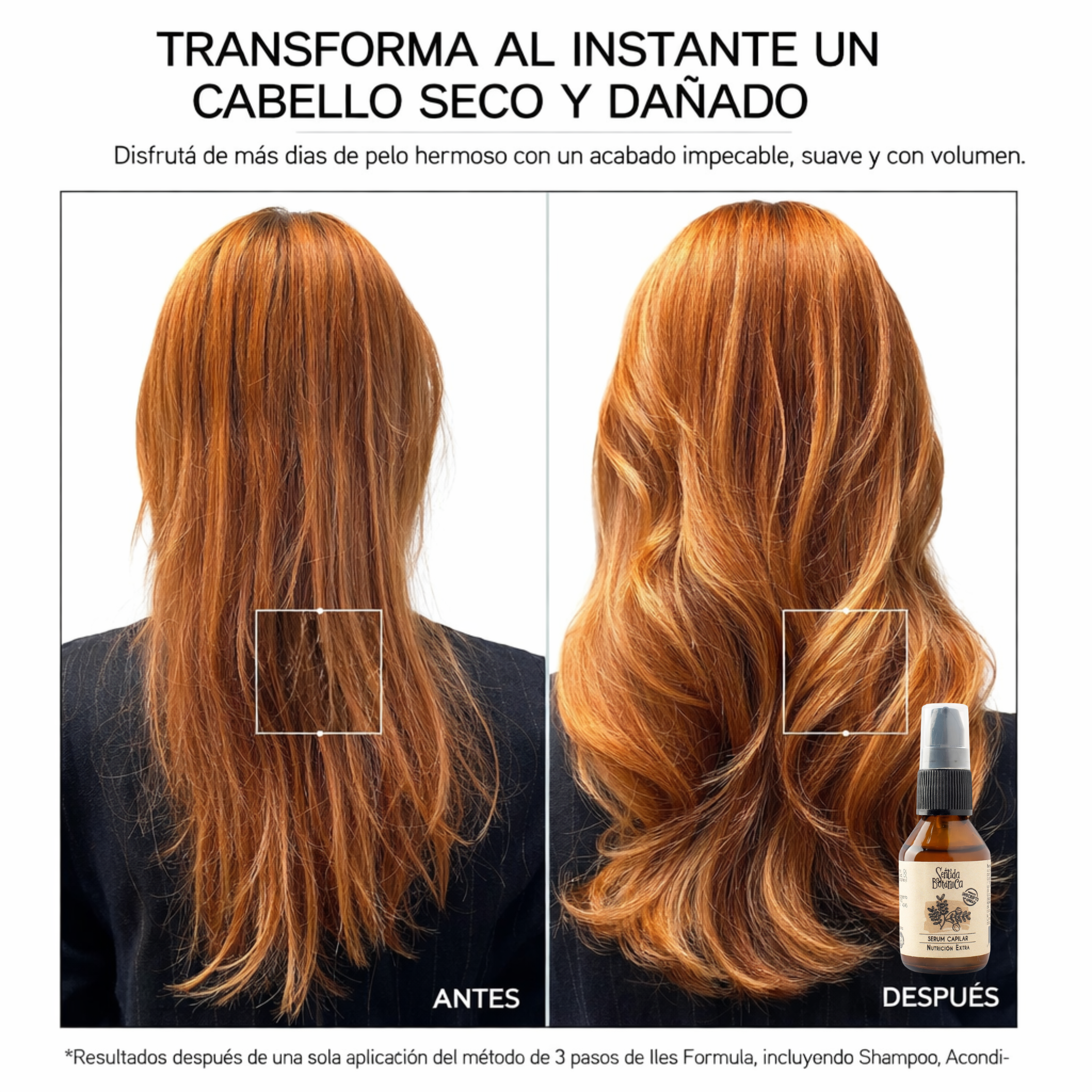 Sentida Botánica Sérum Capilar - Reviví tu pelo. Recuperá tu confianza.