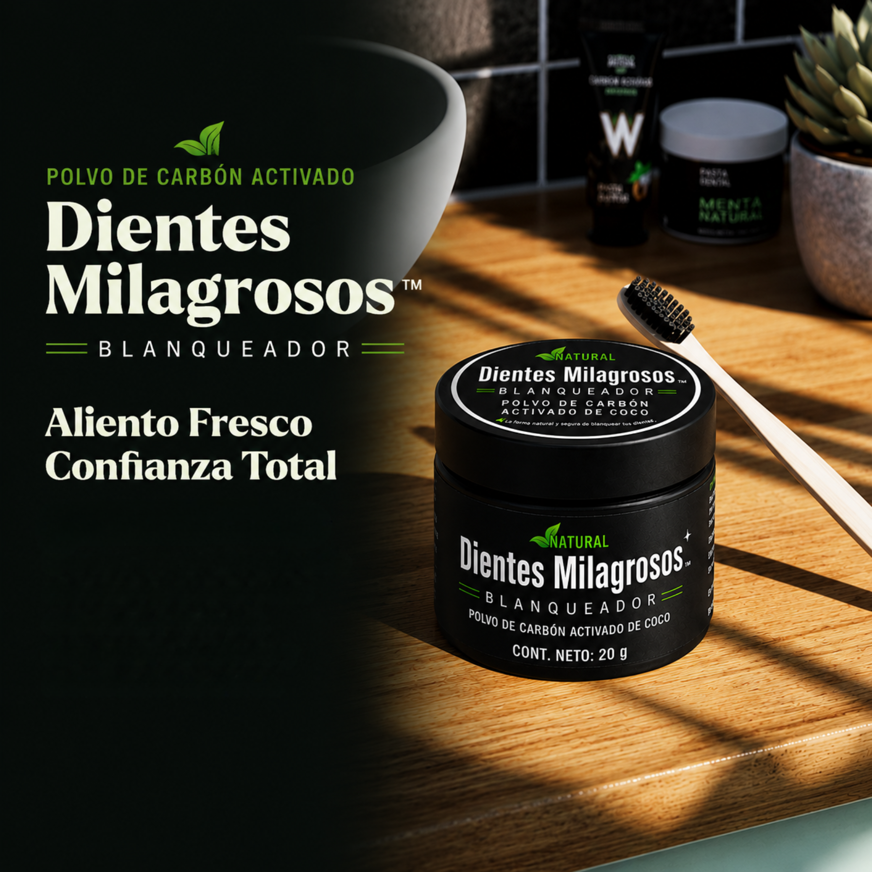 Dientes Milagrosos Blanqueador – Sonrisas más blancas sin químicos agresivos