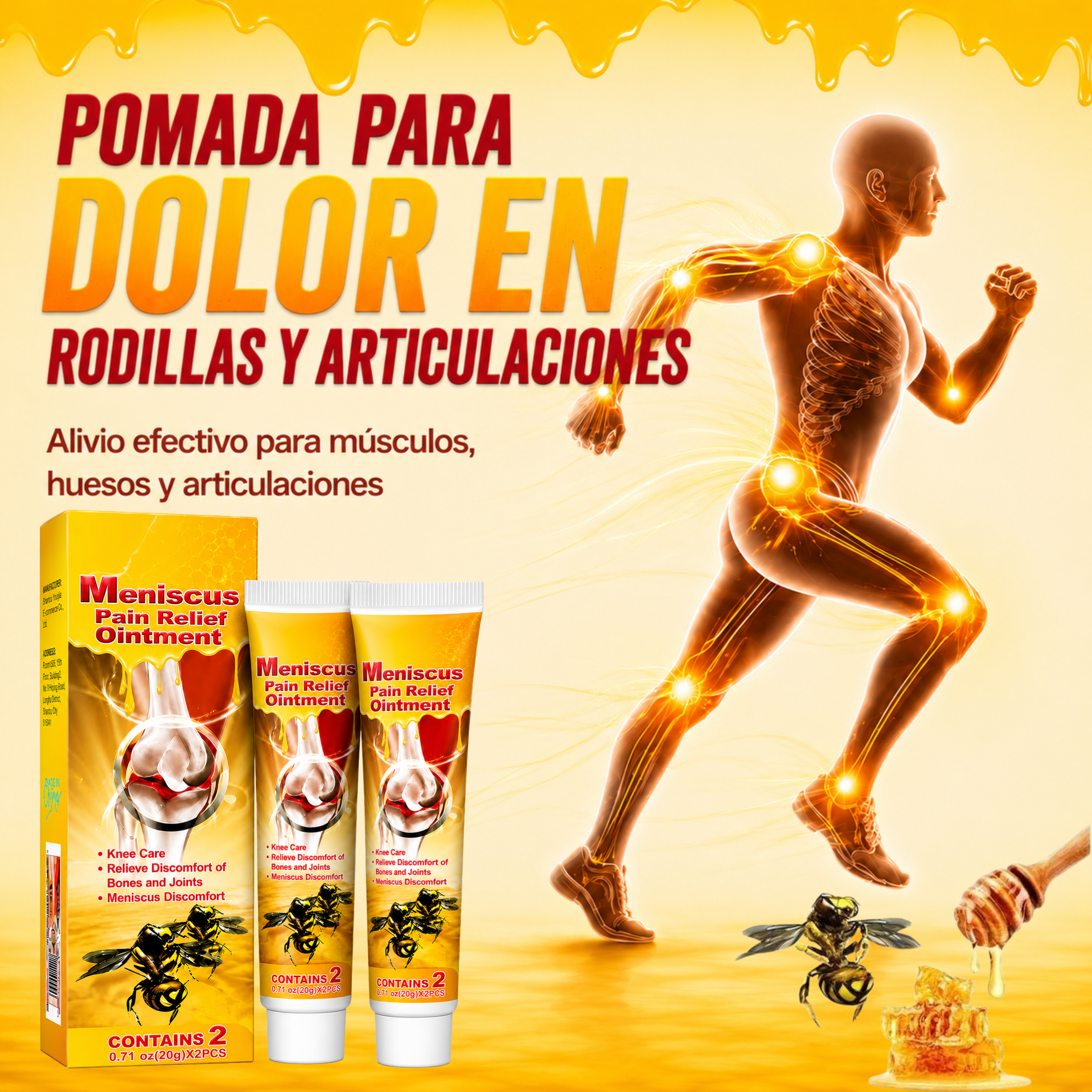 Crema Para Meniscos - Por Fin Movete Sin Dolor Constante En Las Articulaciones