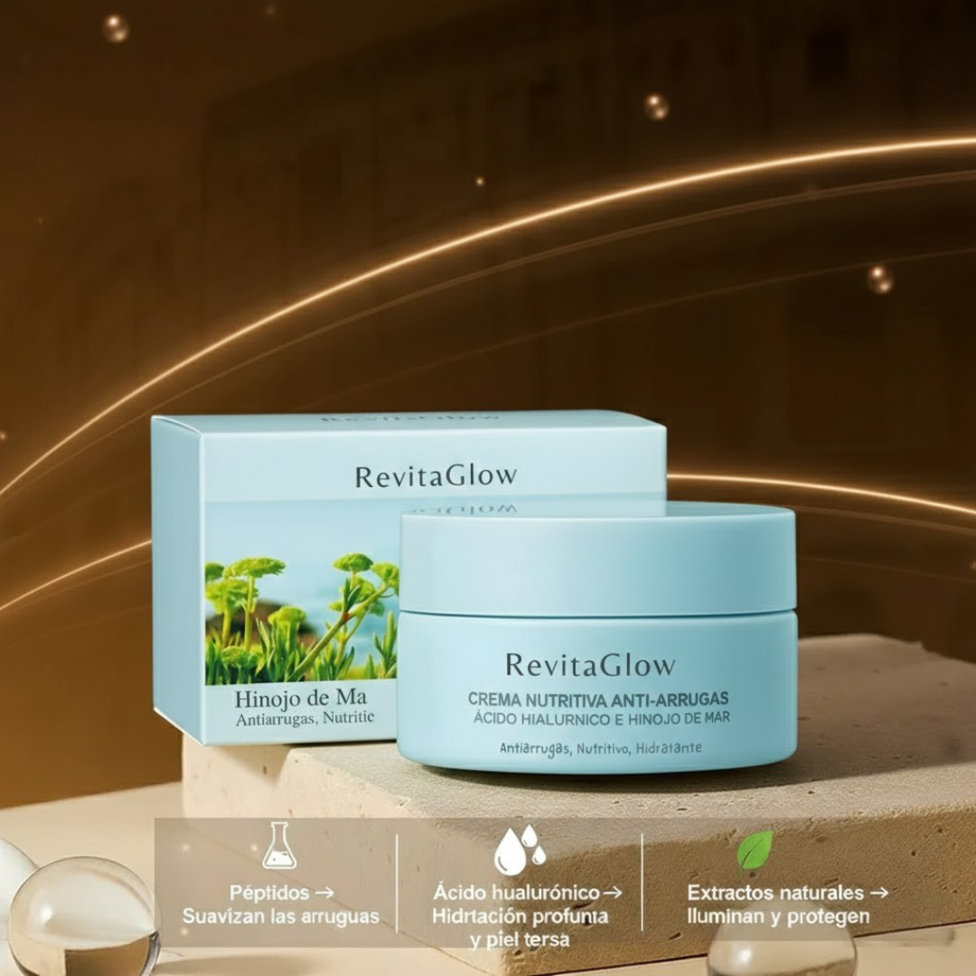RevitaGlow - Flor Eterna Elixir Antiarrugas Triple Acción