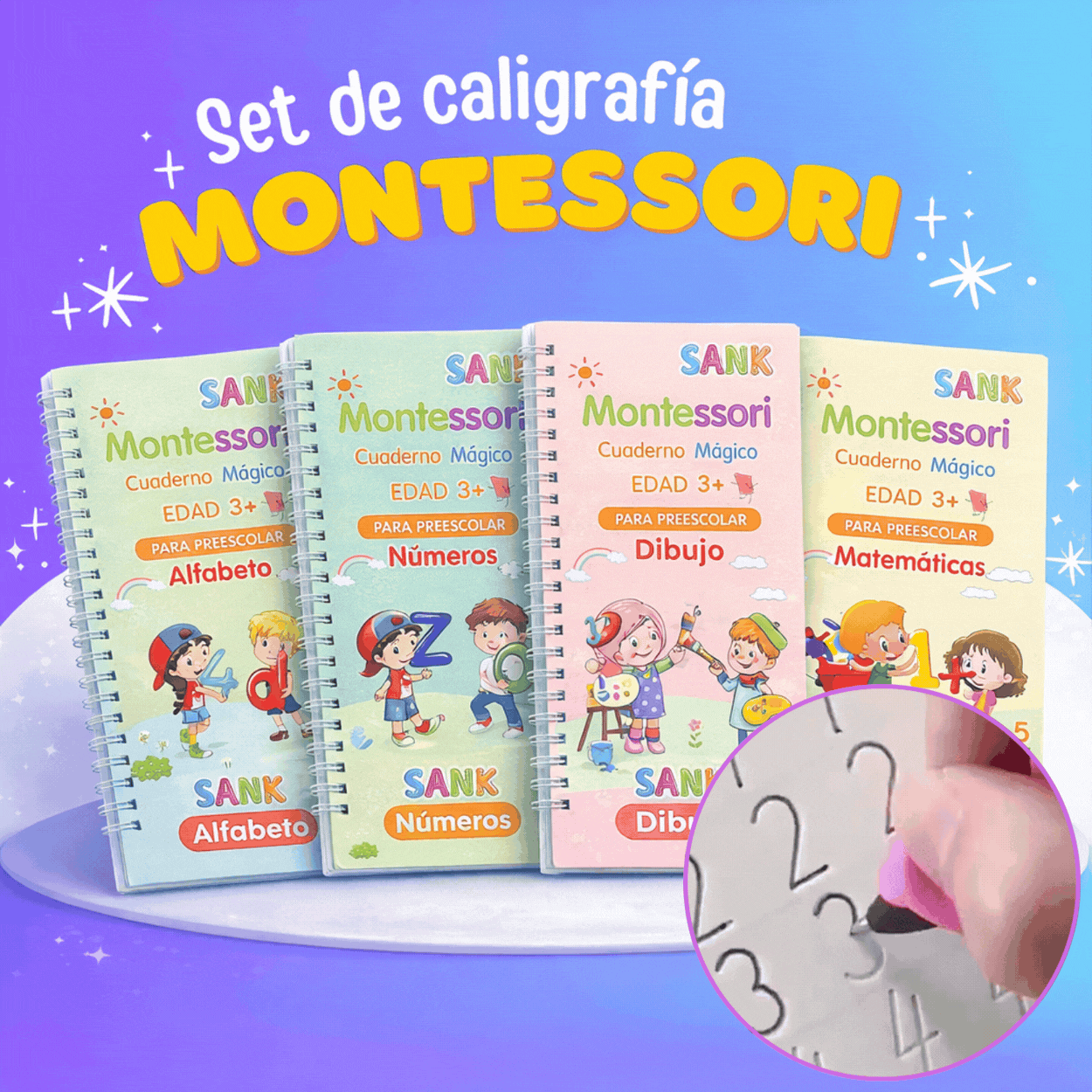 Cuaderno Mágico Montessori para Niños