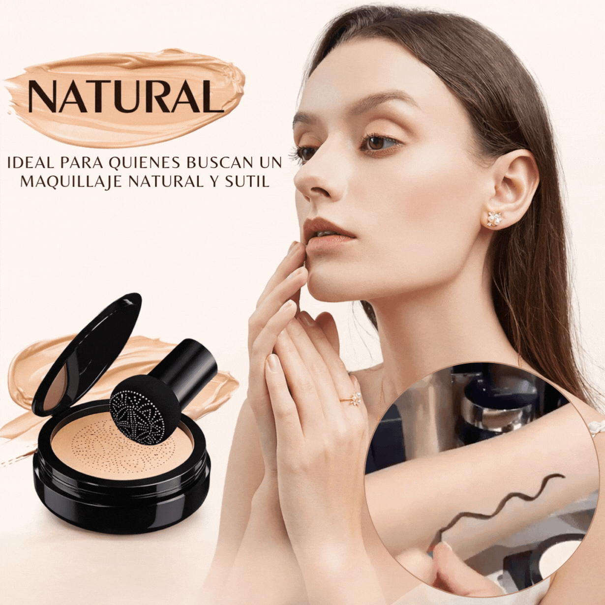 Base de Alta Cobertura – Maquillaje Hidratante con Base de Colágeno