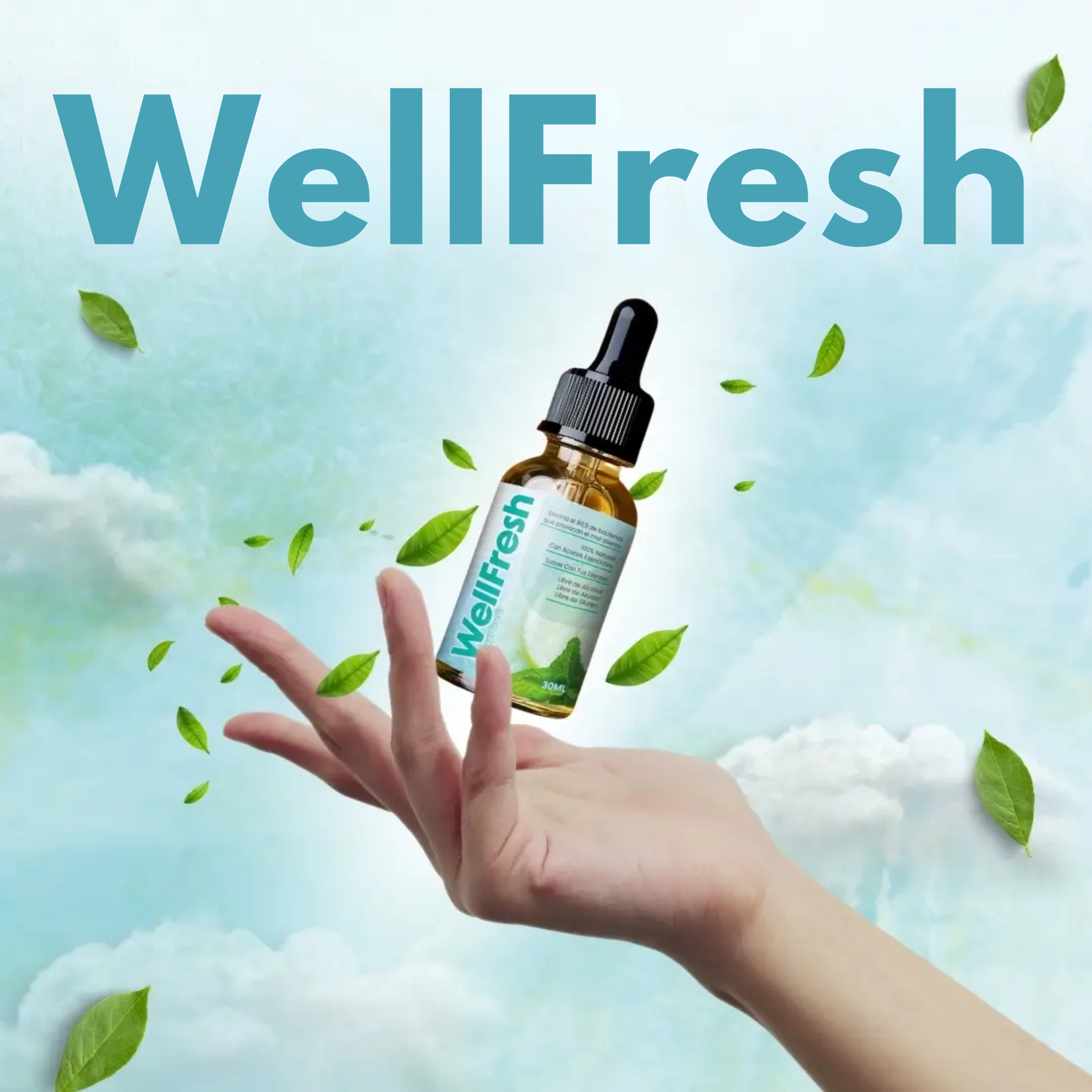 Well Fresh - Gotas naturales para eliminar el mal aliento desde la raíz