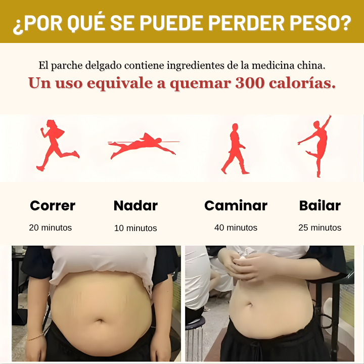 Parches Reductores – Quemador de grasa abdominal natural que actúa mientras duermes