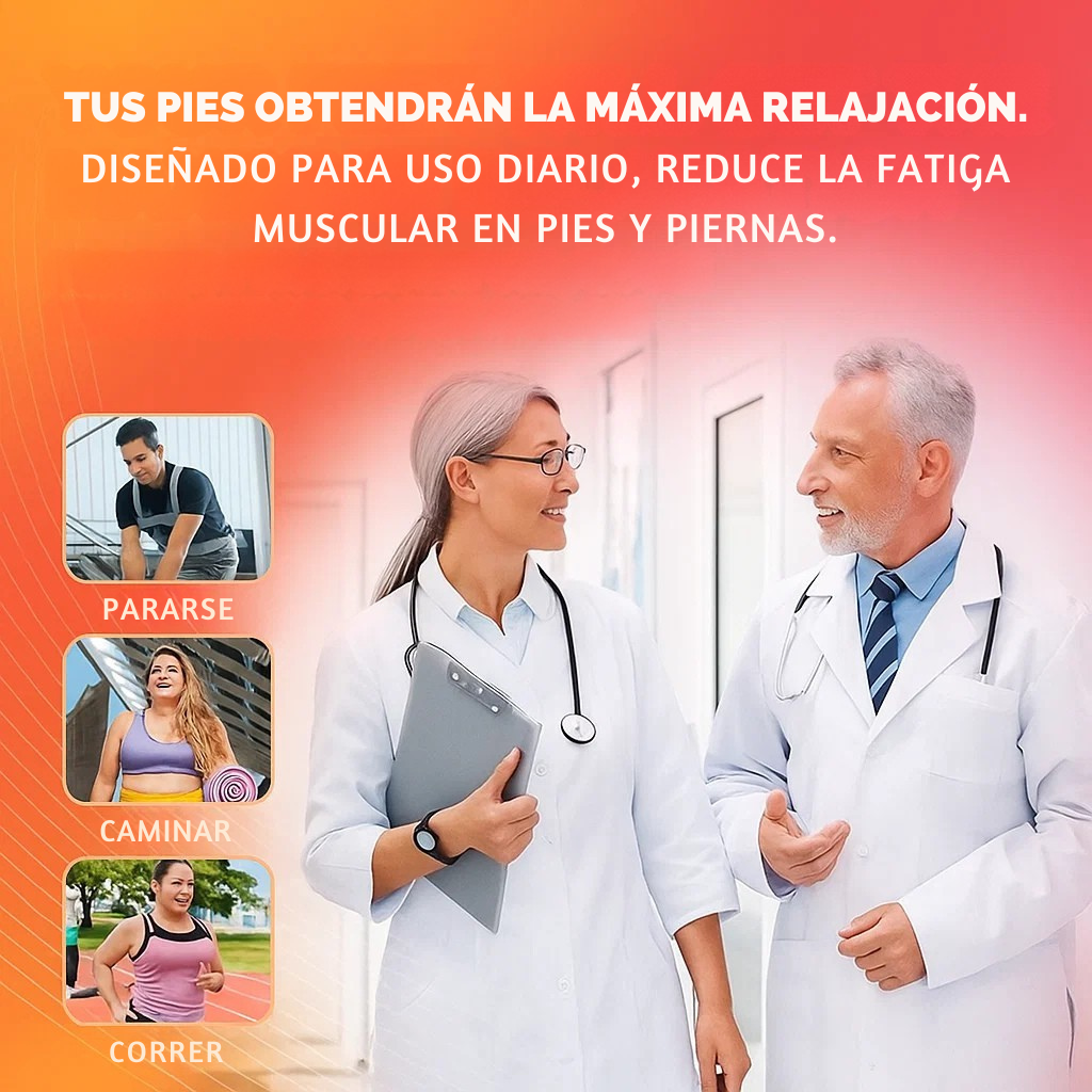 Plantillas ortopédicas de soporte para el arco