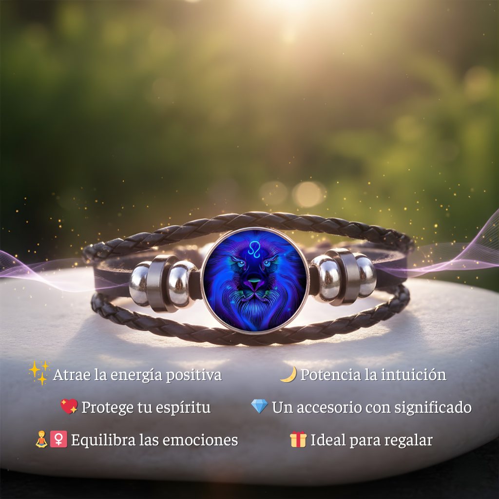 Pulsera Amuleto Espiritual Leo – Fuerza, Confianza y Energía Interior ✨ | ¡Llévate 2x1 Hoy!