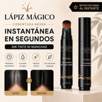 Lápiz Mágico: Cobertura Negra Instantánea en Segundos, Sin Tinte ni Manchas
