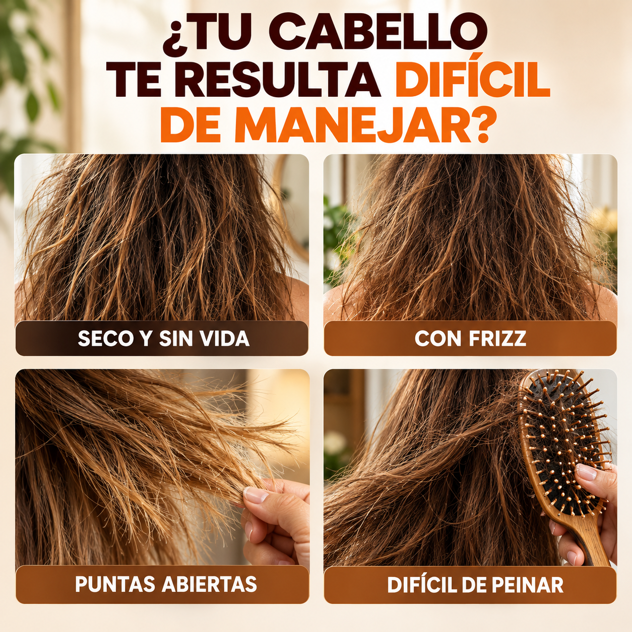 Crema Capilar de Keratina – Nutre, suaviza y devuelve el brillo a tu cabello.