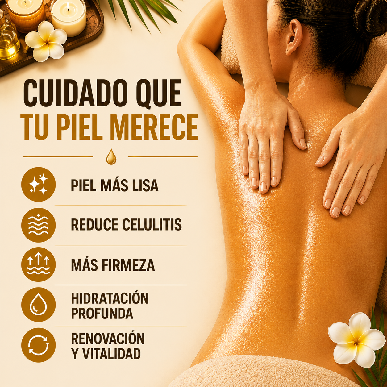 Aceite Anticelulítico Reafirmante - Piel Más Lisa y Firme (2x1 Oferta)