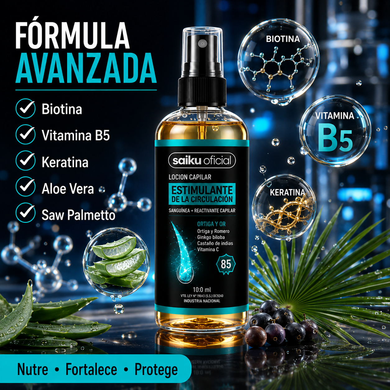 Hair Spray Activator - Recuperá un cabello más abundante antes de que avance el adelgazamiento.
