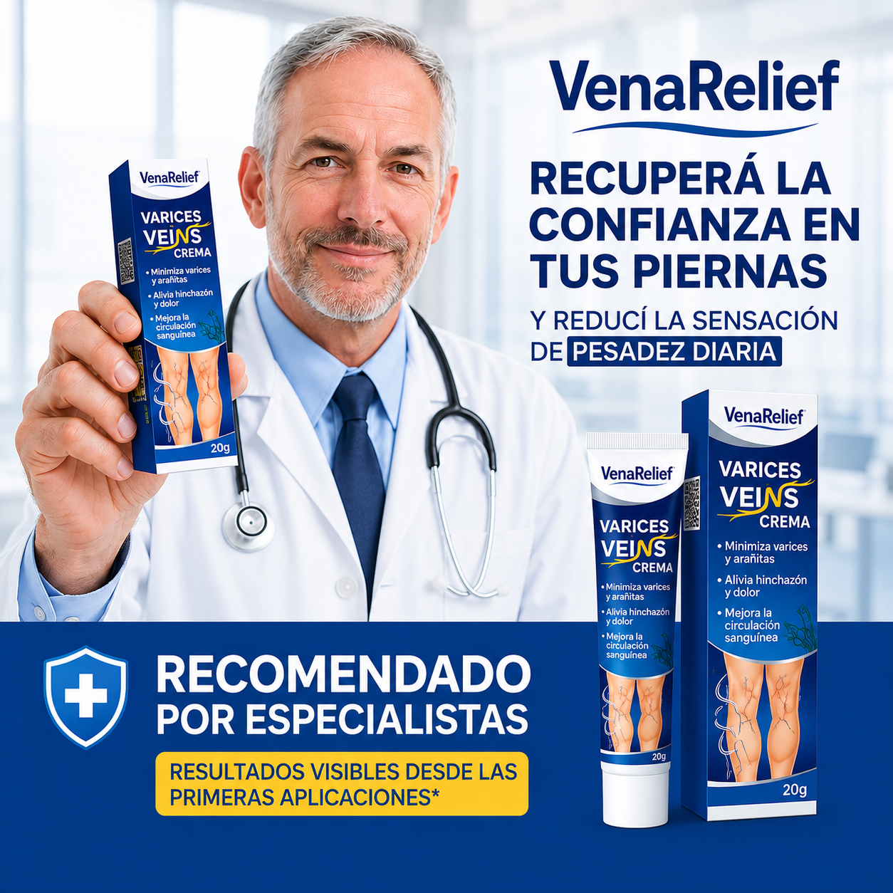 VenaRelief - Recuperá La Confianza En Tus Piernas y Reducí La Sensación De Pesadez Diaria