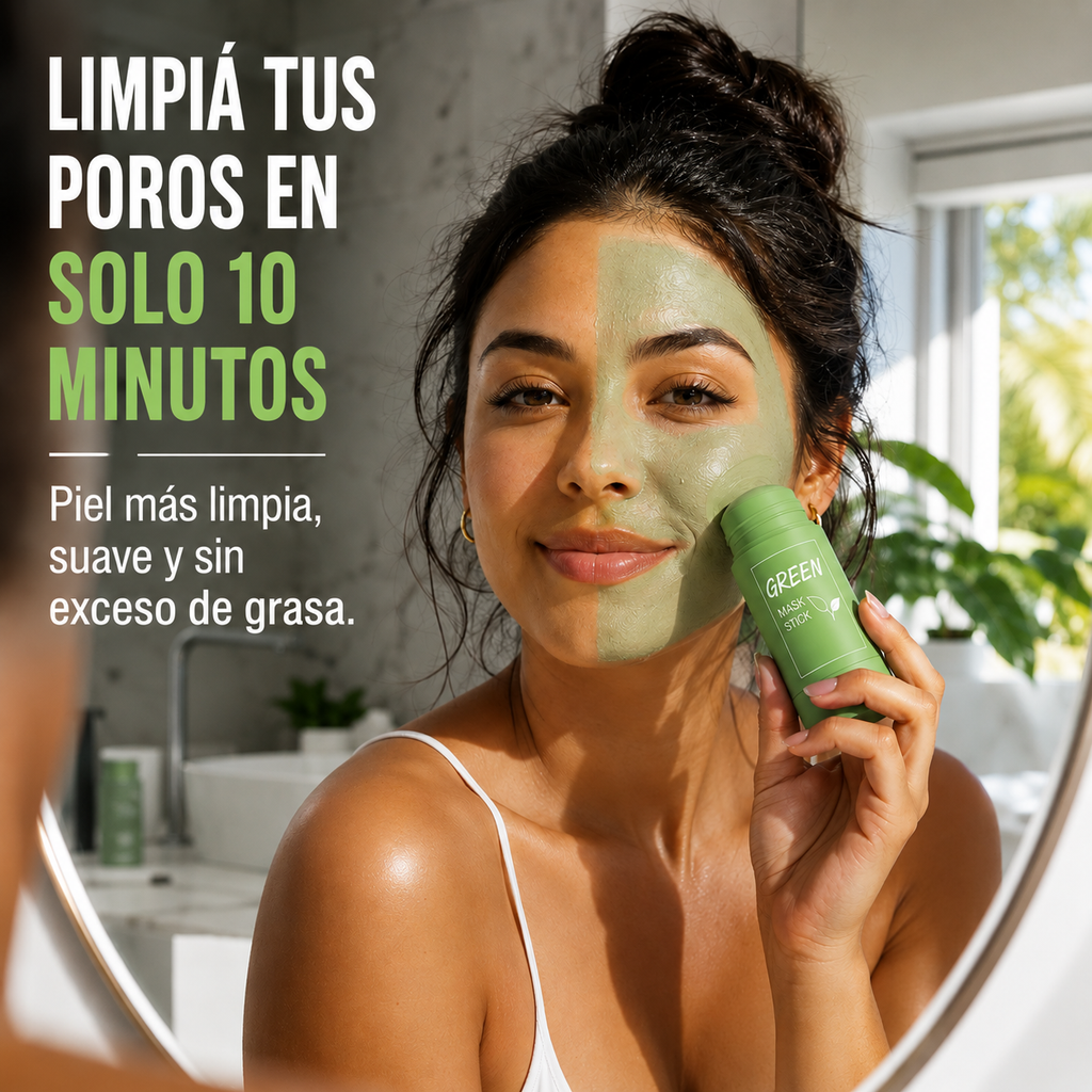 Green Mask Stick – Limpieza Profunda y Control de la Grasitud en Solo 10 Minutos