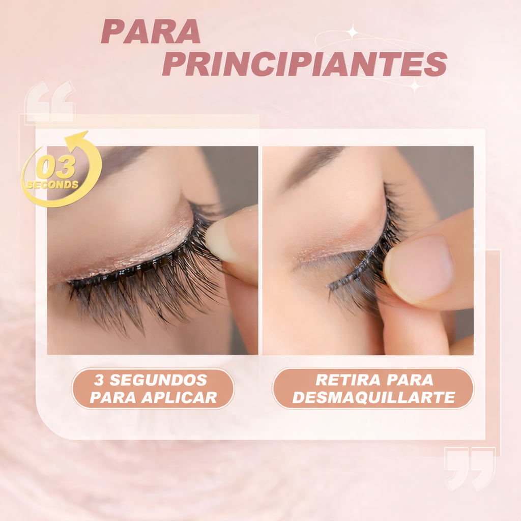 Pestañas Magnéticas Premium – Mirada Impactante en Segundos Sin Pegamento (2X1 OFERTA)