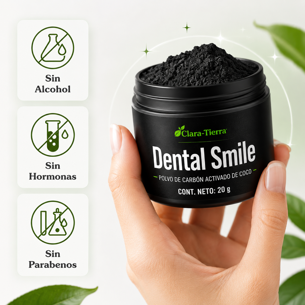 Polvo Dental Smile - una sonrisa más blanca, fresca y segura desde casa
