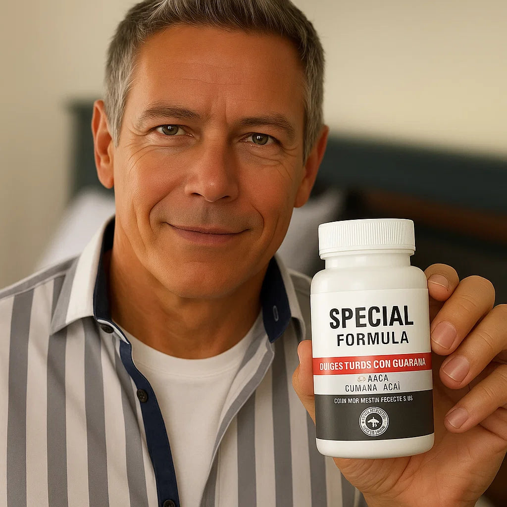 Recupera tu fuerza. Recupera tu hombría. Fórmula especial.