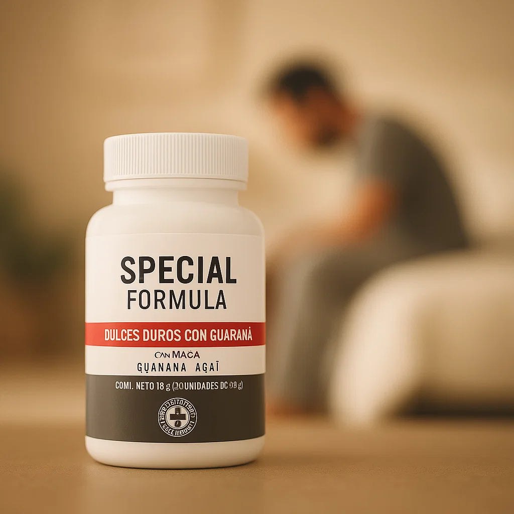 Recupera tu fuerza. Recupera tu hombría. Fórmula especial.