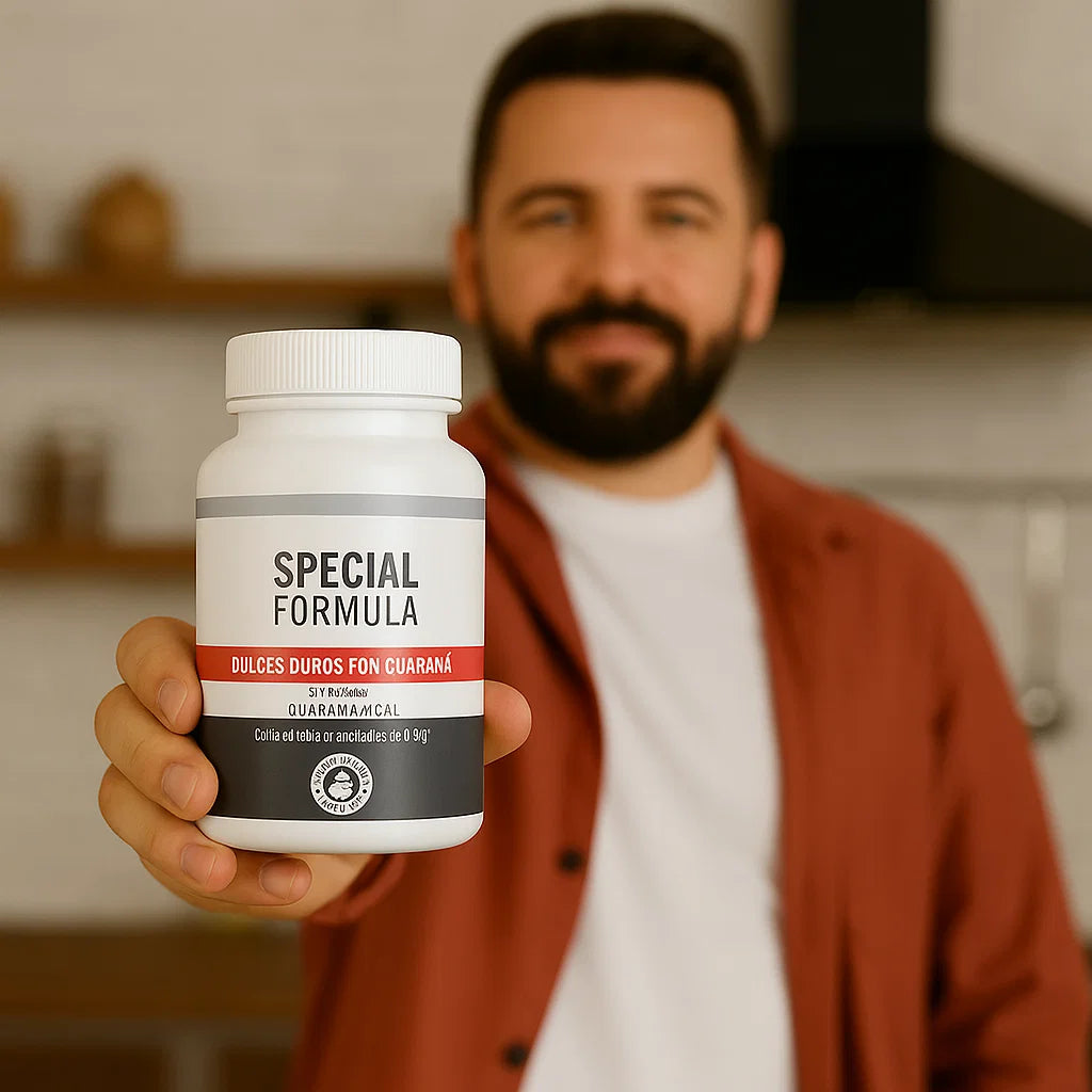 Recupera tu fuerza. Recupera tu hombría. Fórmula especial.