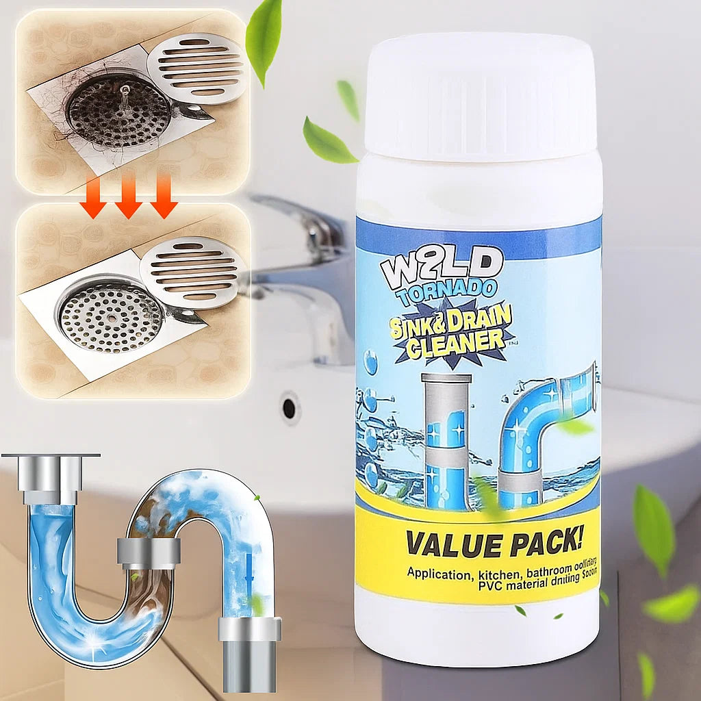 Limpiador de fregaderos y desagües Wild Tornado: ¡Dígale adiós a las tuberías obstruidas!