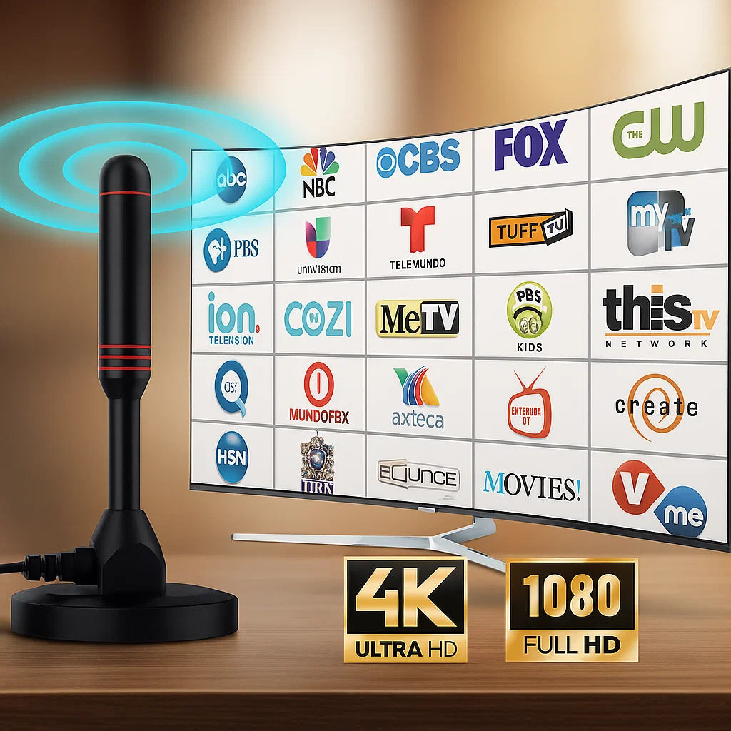 Antena HDTV digital: ¡Mejore su señal en cualquier momento y en cualquier lugar!