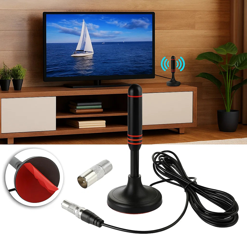 Antena HDTV digital: ¡Mejore su señal en cualquier momento y en cualquier lugar!