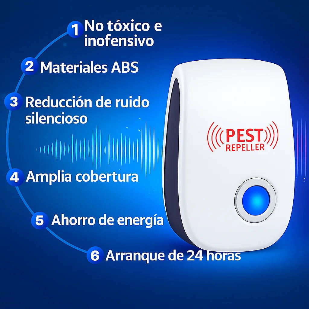 Repelente de plagas ultrasónico: ¡Diga adiós a las plagas para siempre!