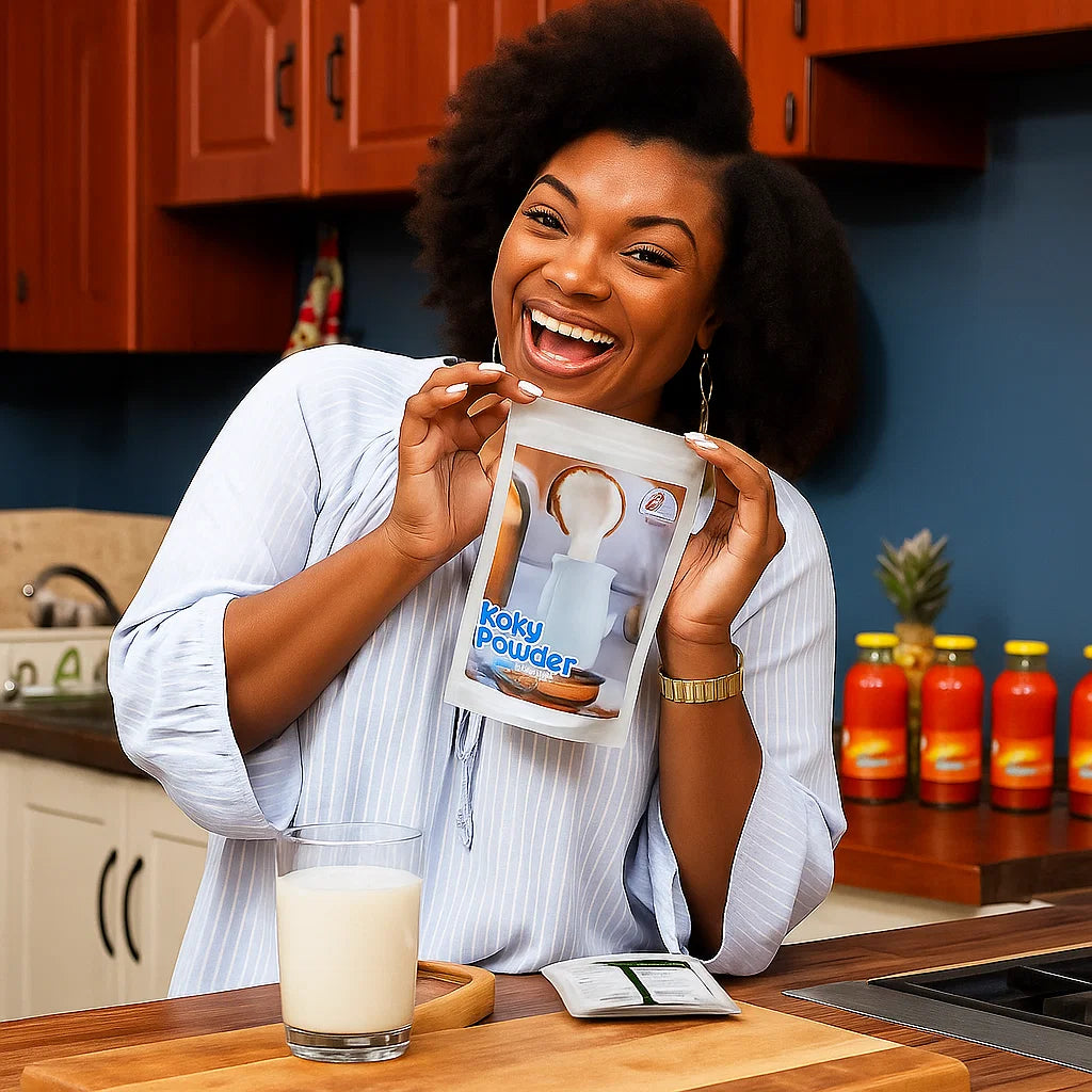 Polvo de Koky: ¡Saborea la bondad pura del coco en cada sorbo!