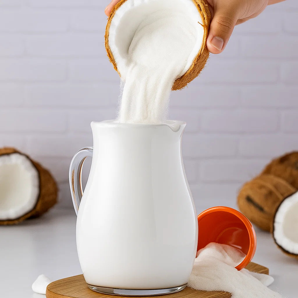 Polvo de Koky: ¡Saborea la bondad pura del coco en cada sorbo!