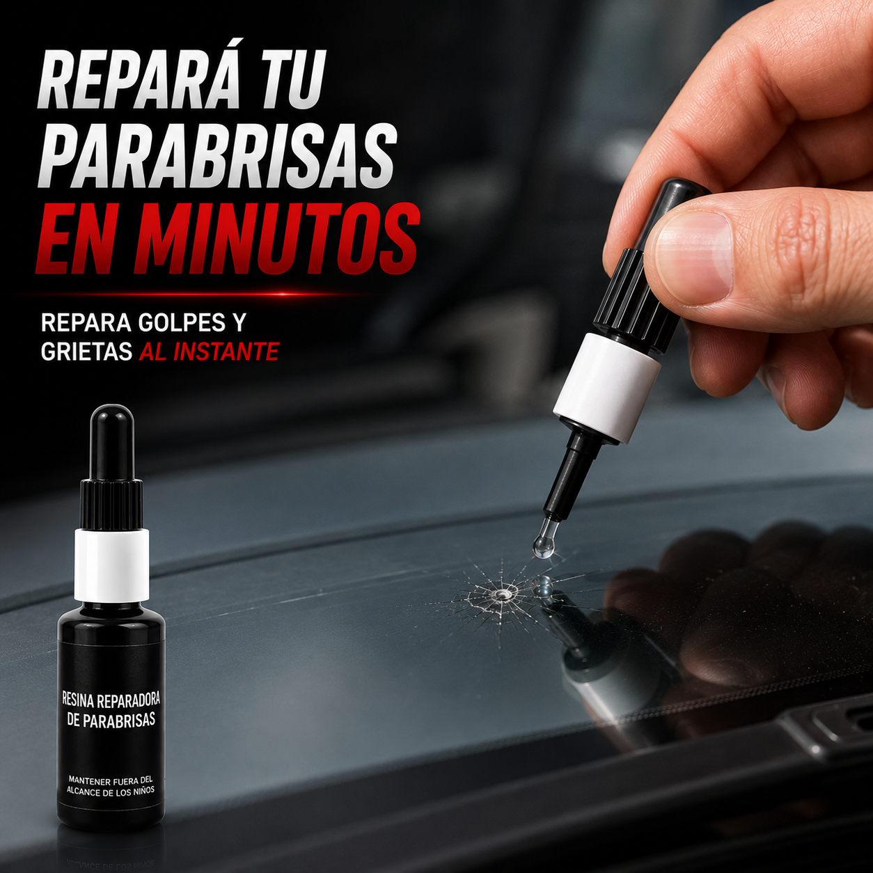 Resina Reparadora de Vidrios – Repará Grietas y Marcas en Minutos