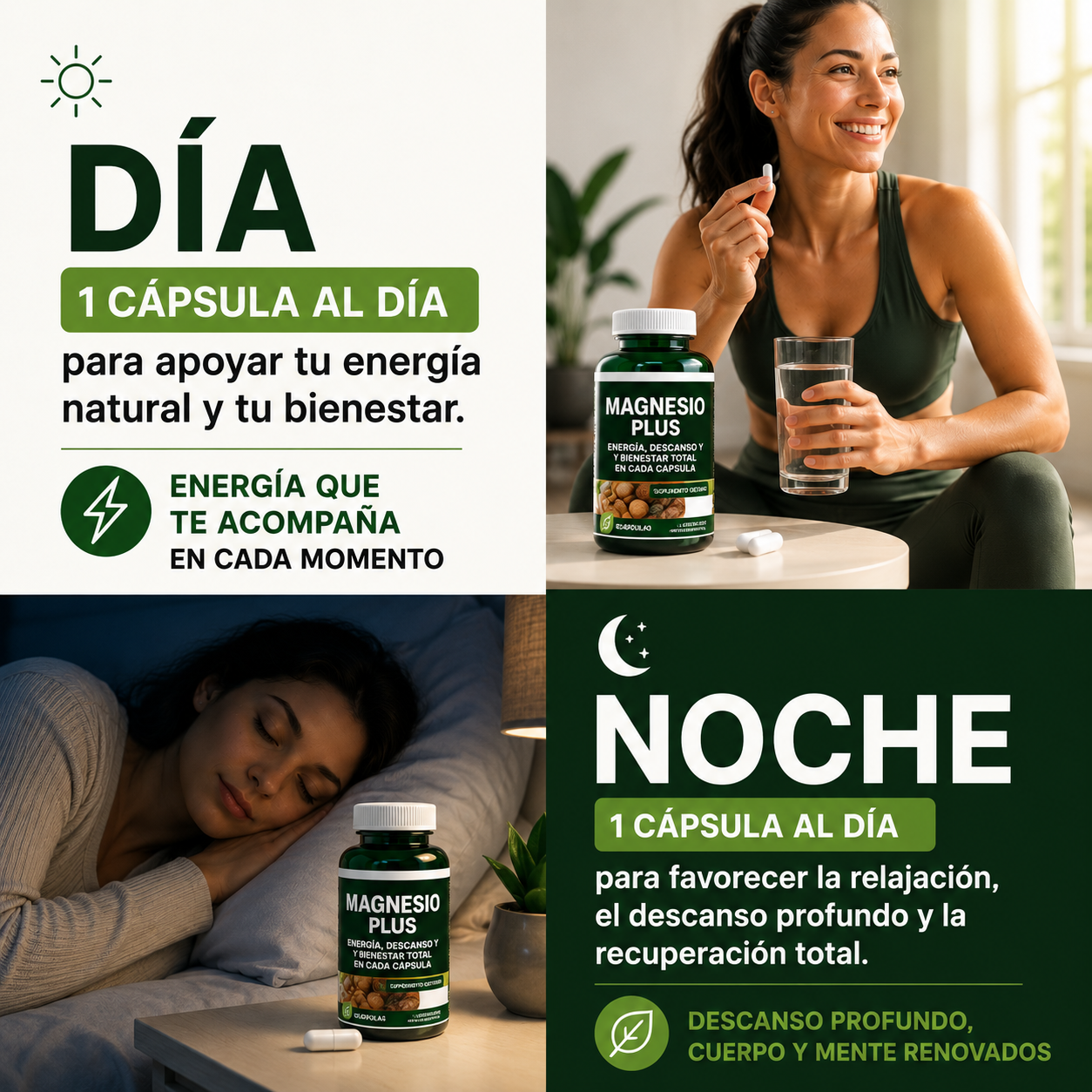 Magnesio Plus — Energía, Descanso y Bienestar Total en Cada Cápsula