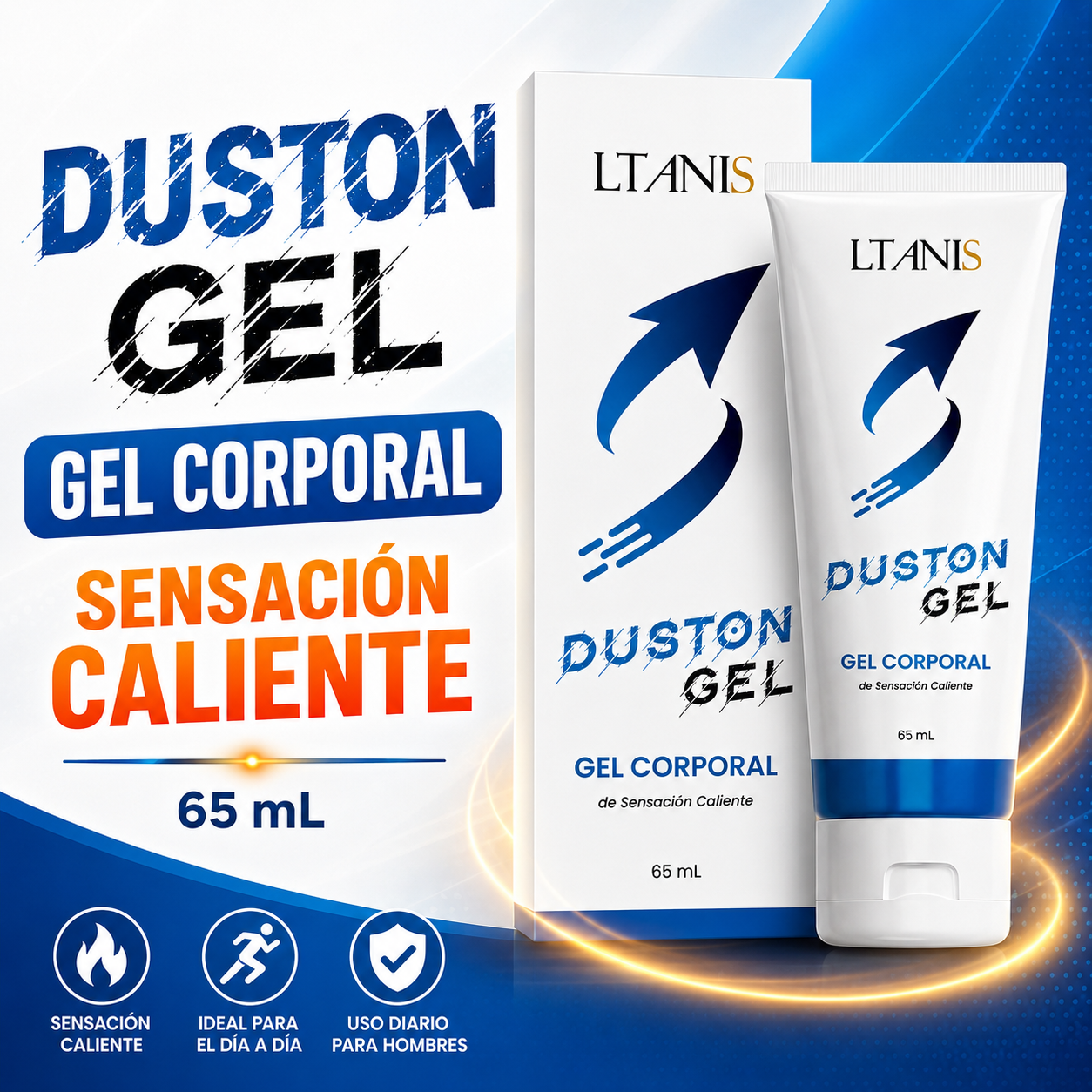 LTANIS Duston Gel – Gel corporal con efecto calor