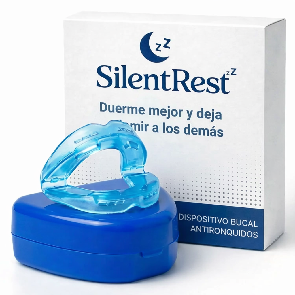 SilentRest 2026 | Dispositivo Bucal Anti-Ronquidos y Anti-Apnea del Sueño