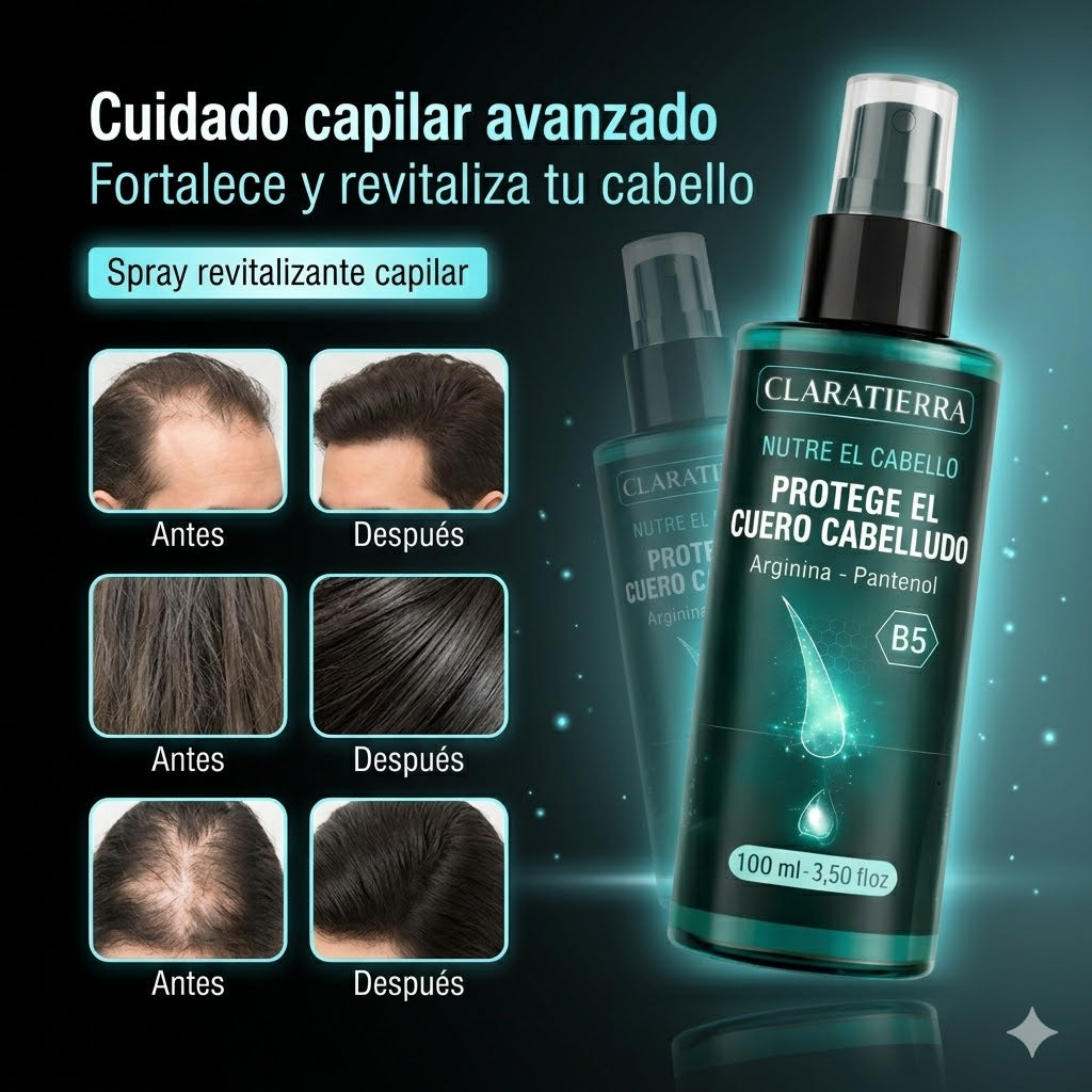 Spray revitalizante capilar FoltiGrow – Oferta 2x1 | Detén la caída del cabello y consigue un cabello más grueso y fuerte.