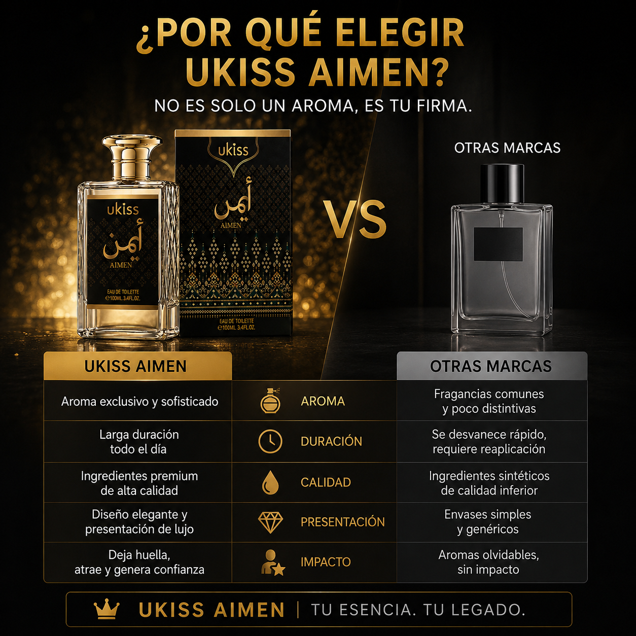 UKISS AIMEN - Fragancia masculina. Presencia inolvidable.