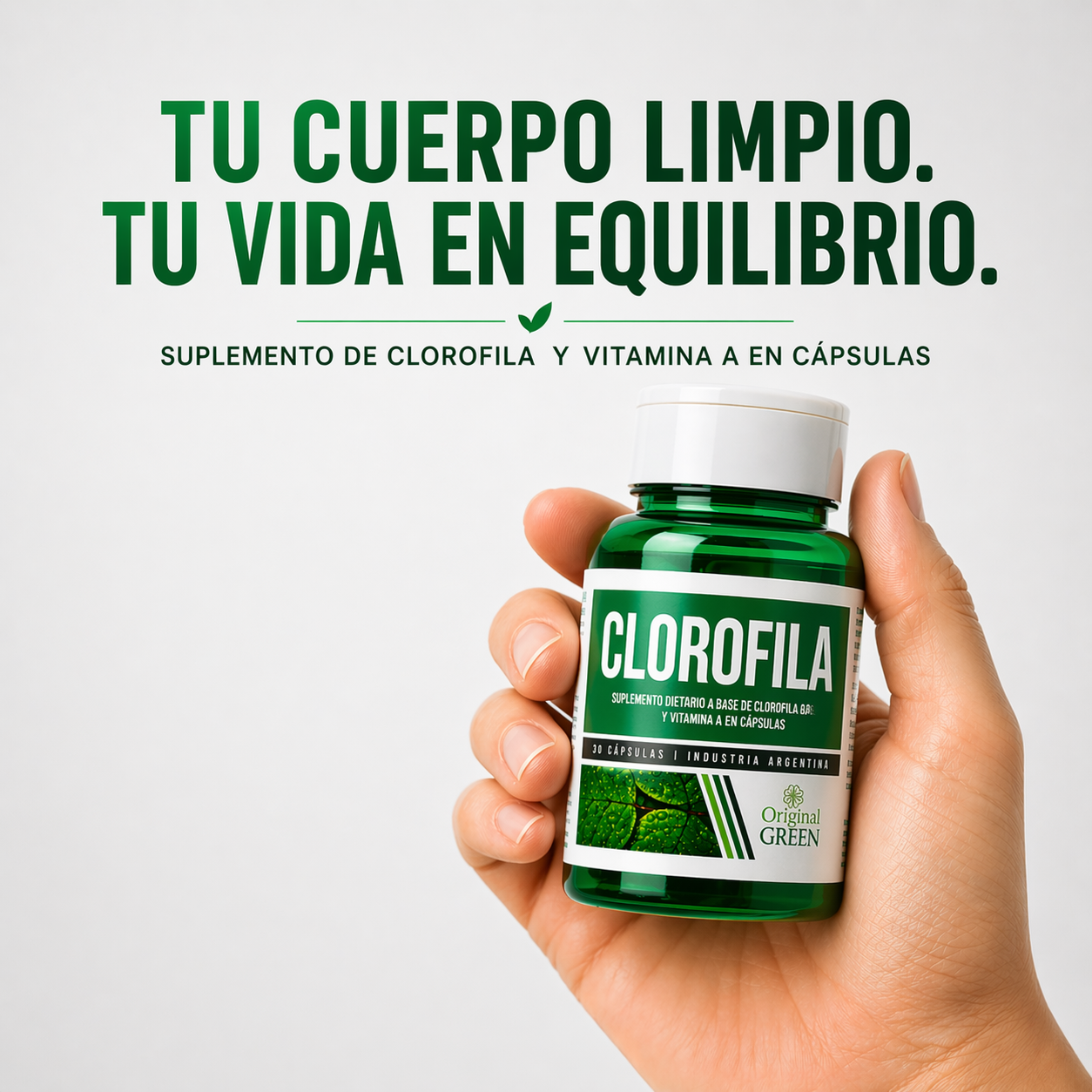 Clorofila Cápsulas – fórmula natural para tu equilibrio interno.