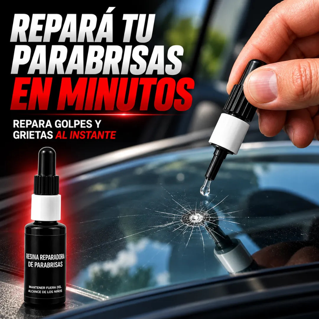 Resina Reparadora de Vidrios – Repará Grietas y Marcas en Minutos