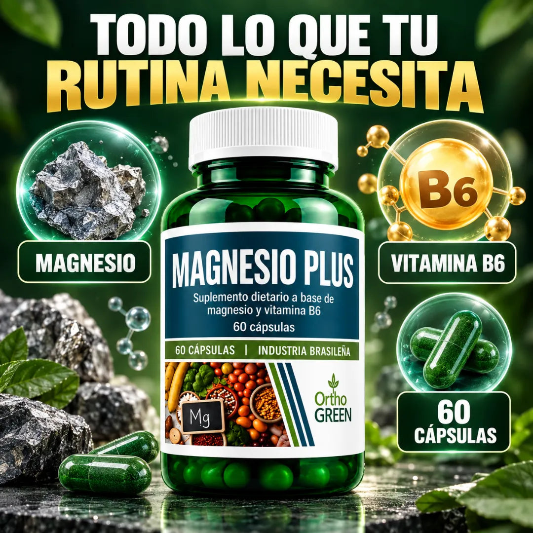 Magnesio Plus - Más recuperación. Más energía. Todos los días.