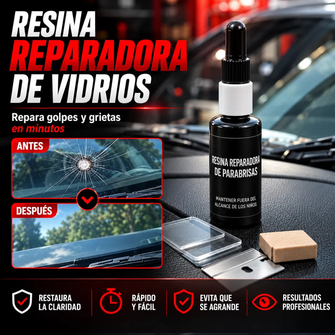 Resina Reparadora de Vidrios – Repará Grietas y Marcas en Minutos