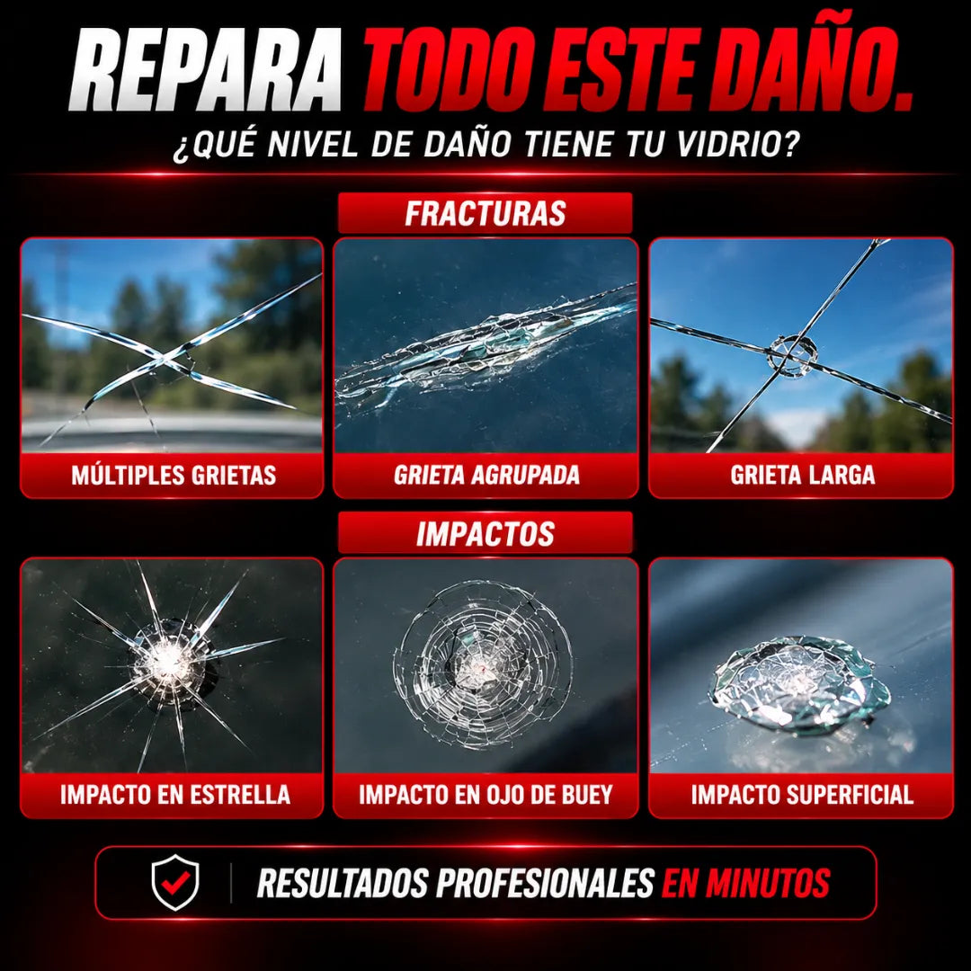 Resina Reparadora de Vidrios – Repará Grietas y Marcas en Minutos