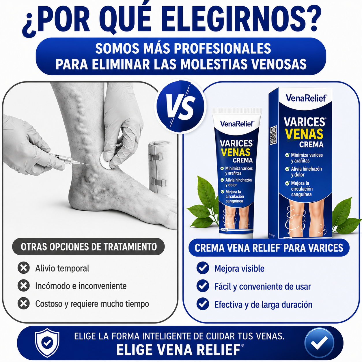 VenaRelief - Recuperá La Confianza En Tus Piernas y Reducí La Sensación De Pesadez Diaria