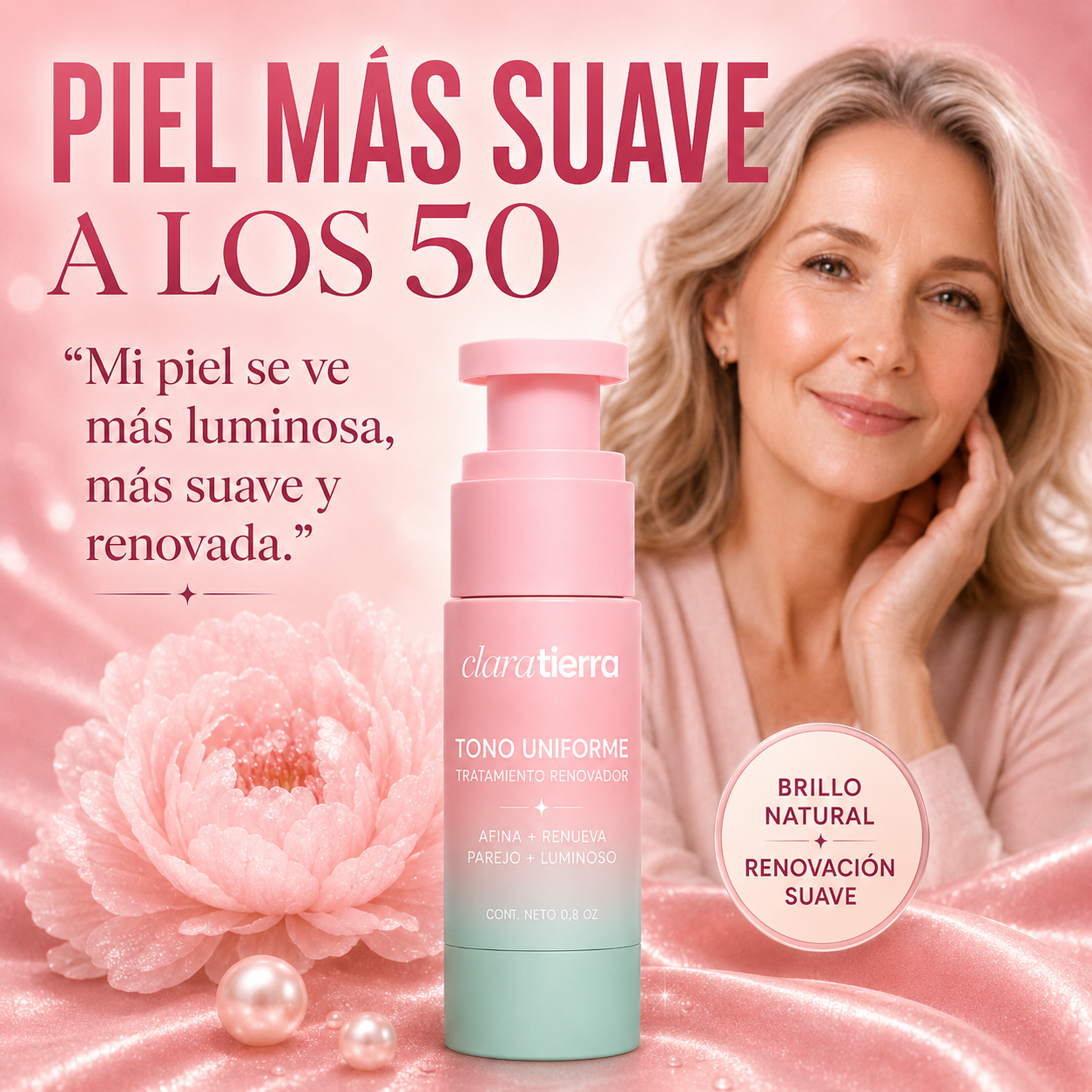 Crema revitalizante - Suavemente renovada. Naturalmente revitalizada.