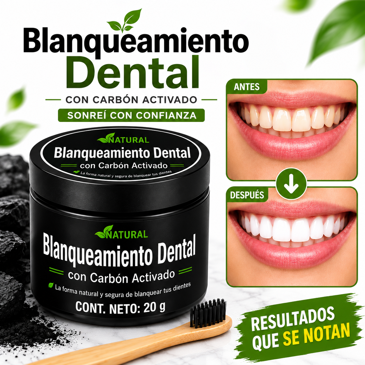 Blanqueamiento Dental con Carbón Activado – Recuperá una sonrisa más brillante