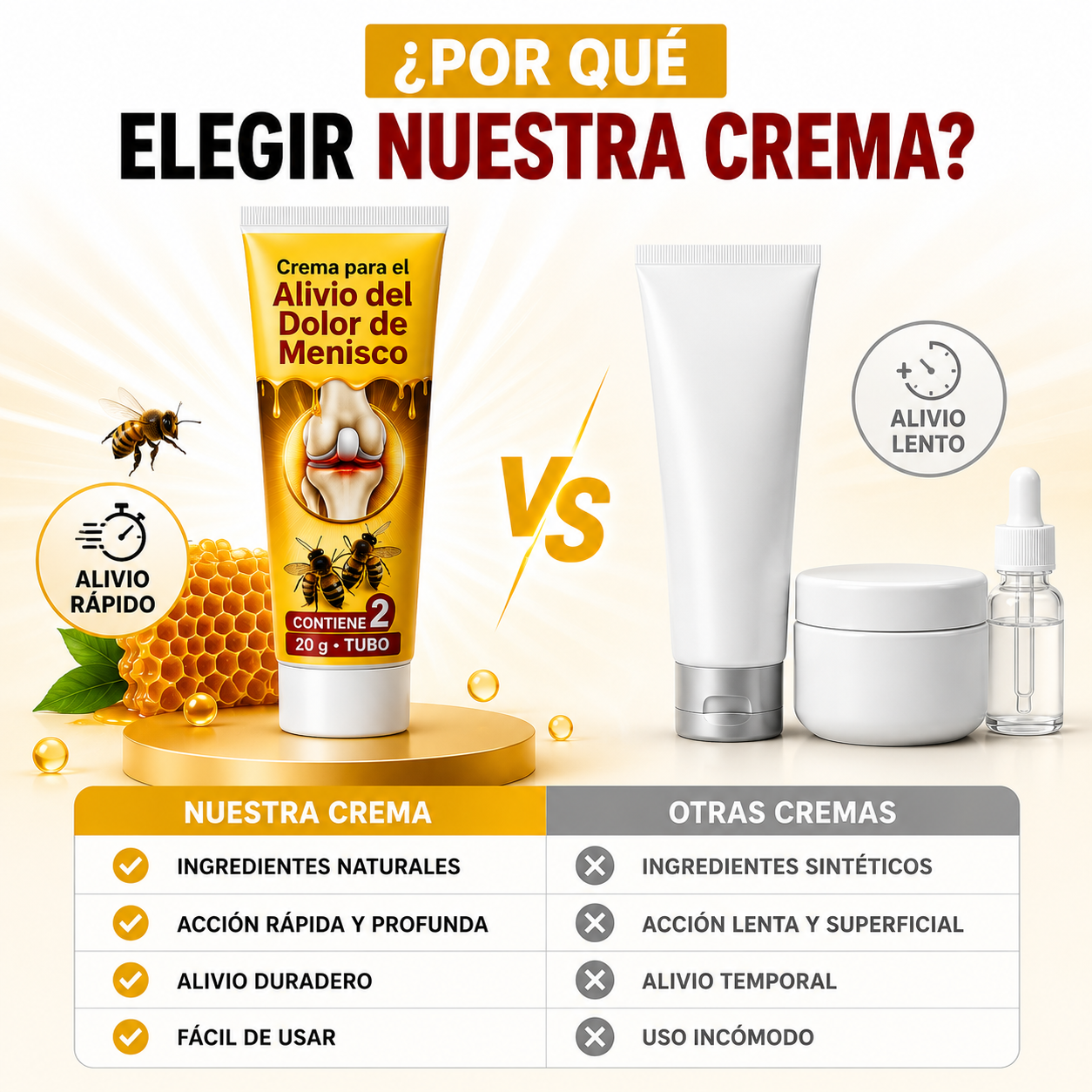 Crema de Veneno de Abeja - Recuperá tu Libertad de Movimiento y Disfrutá Cada Paso