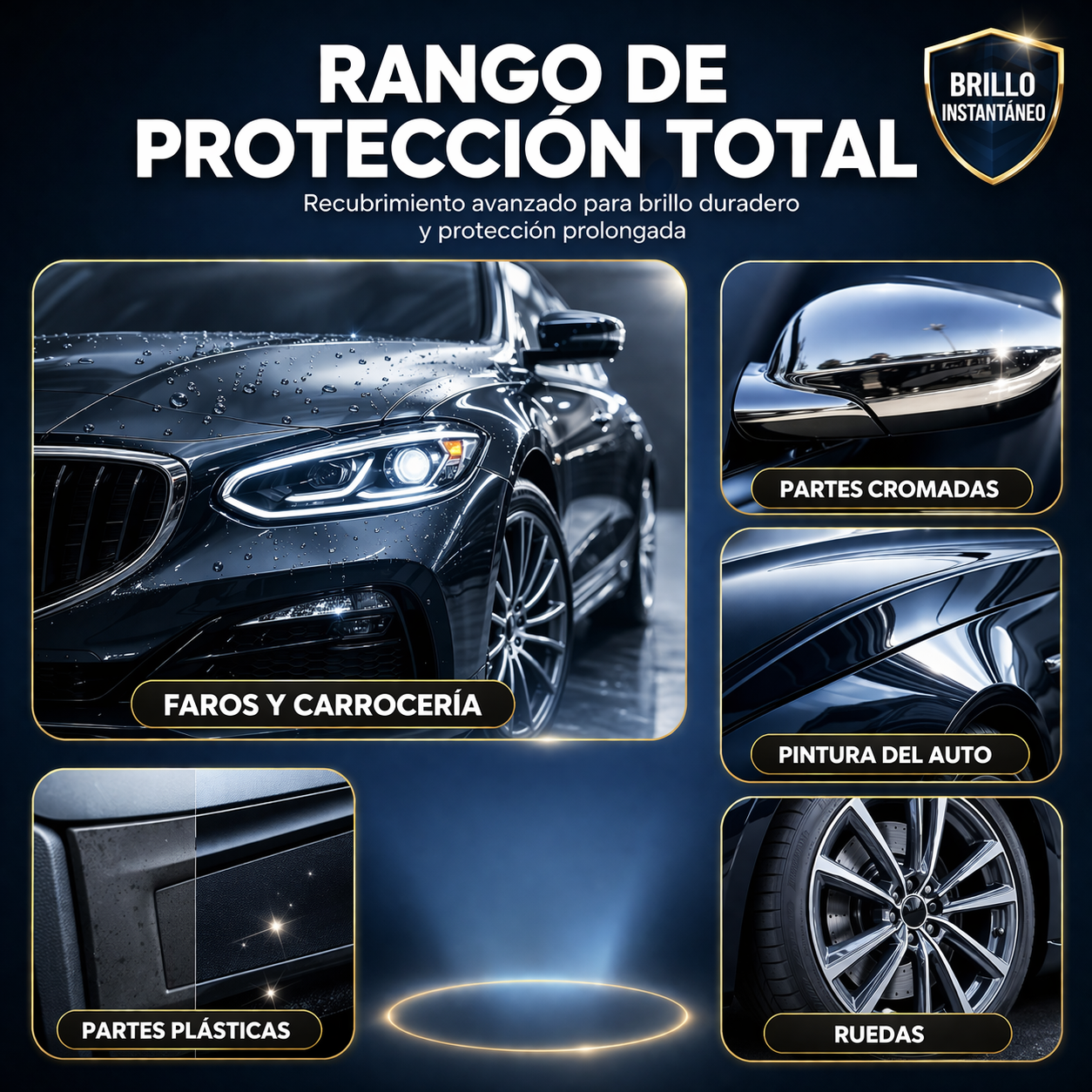 Cérámica HydroShield Spray – Recubrimiento nanocerámico avanzado para un brillo intenso y una protección duradera.